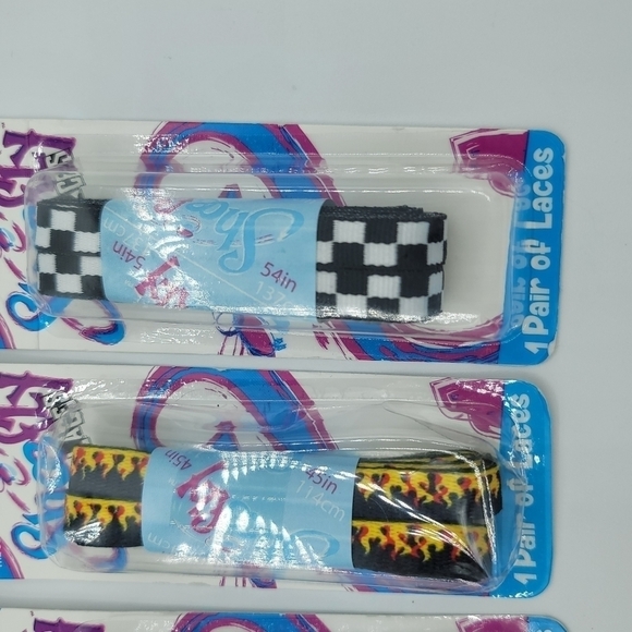 Shoefly Fashion Laces 3 Pairs New #717 - Picture 5 of 7